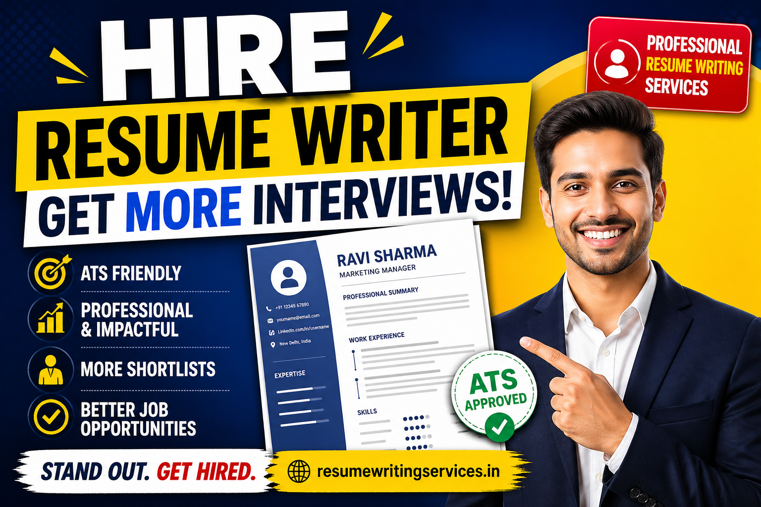 Hire Resume Writer Services in India