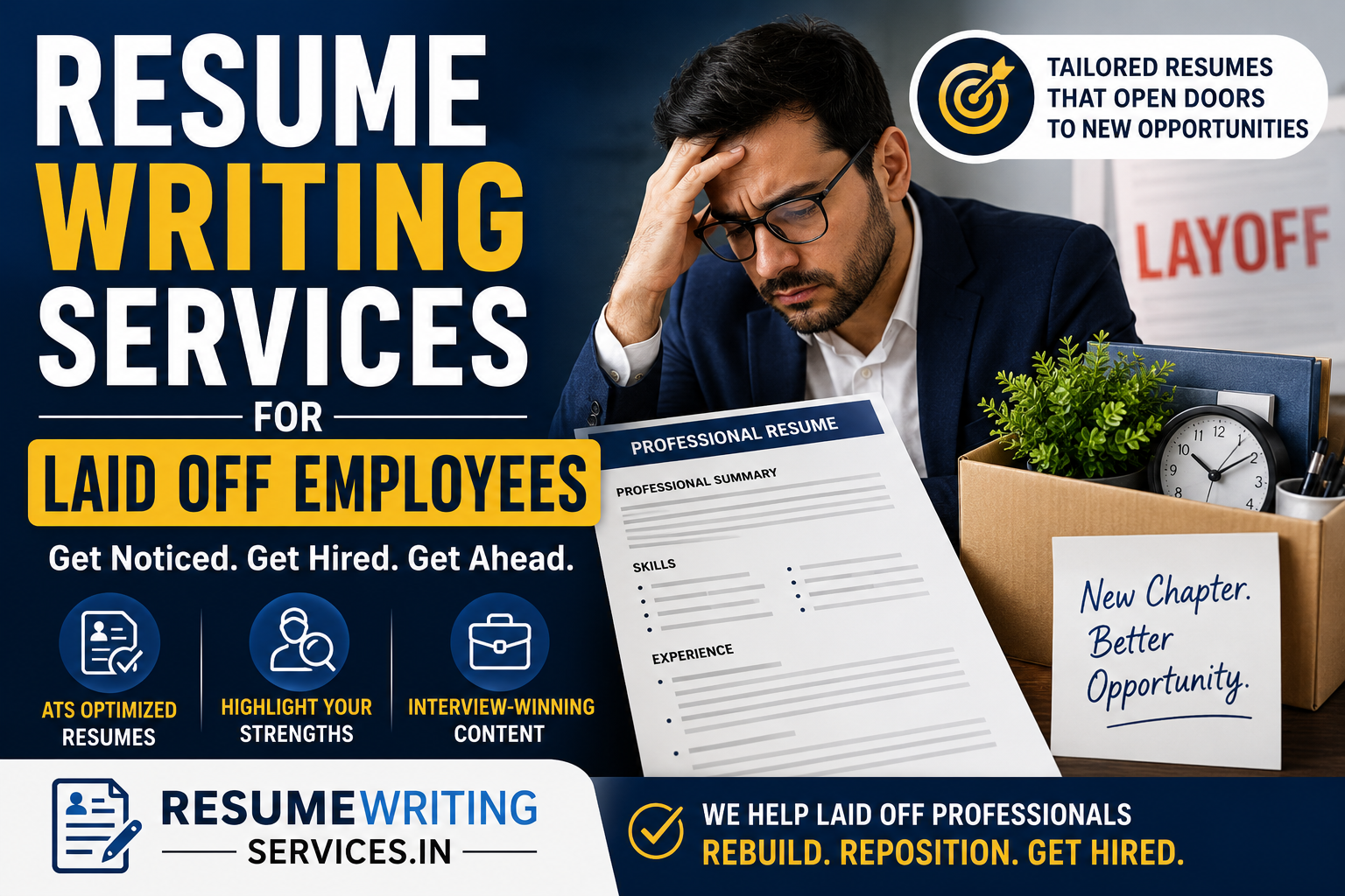 Resume Writing Services for Laid Off Employees Resume Writing Services for Laid Off Employees