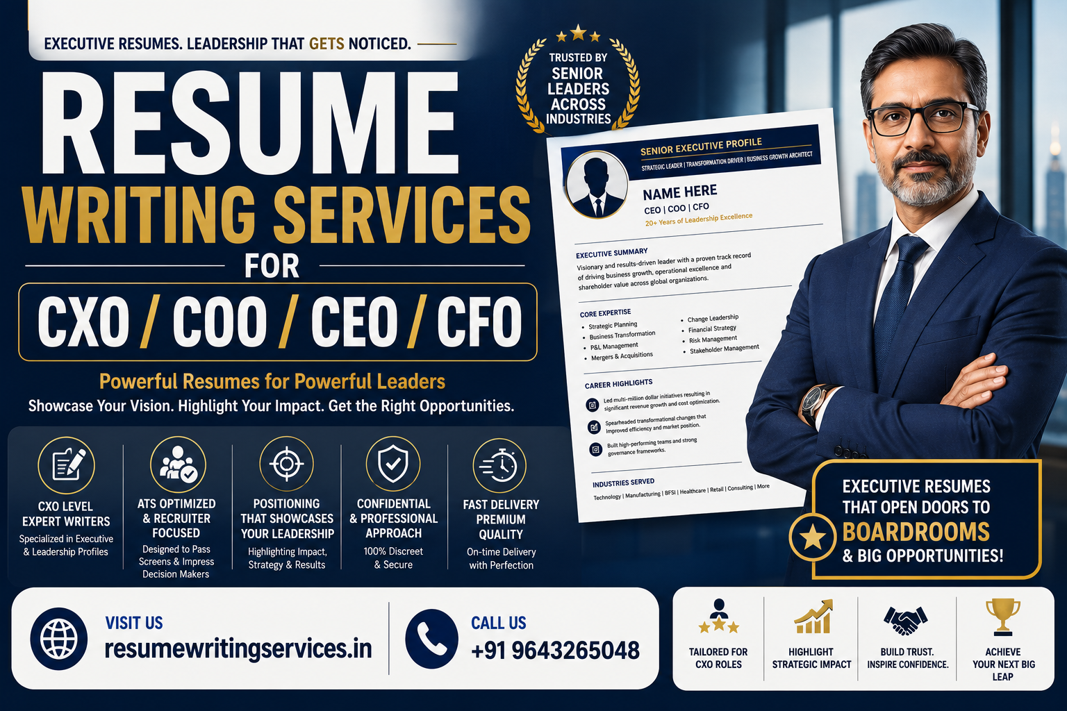 ats resume writing services india