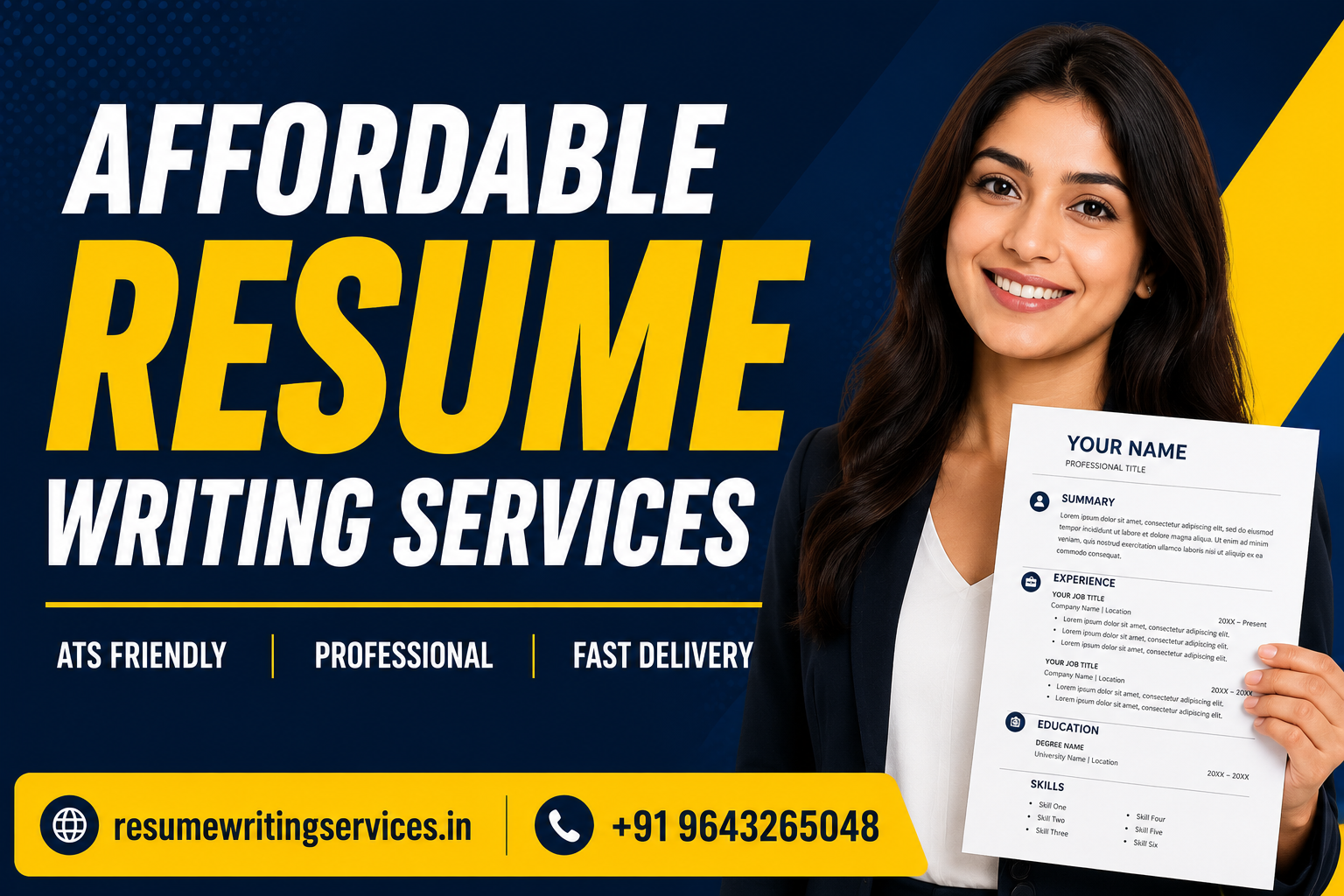 ats resume writing services india