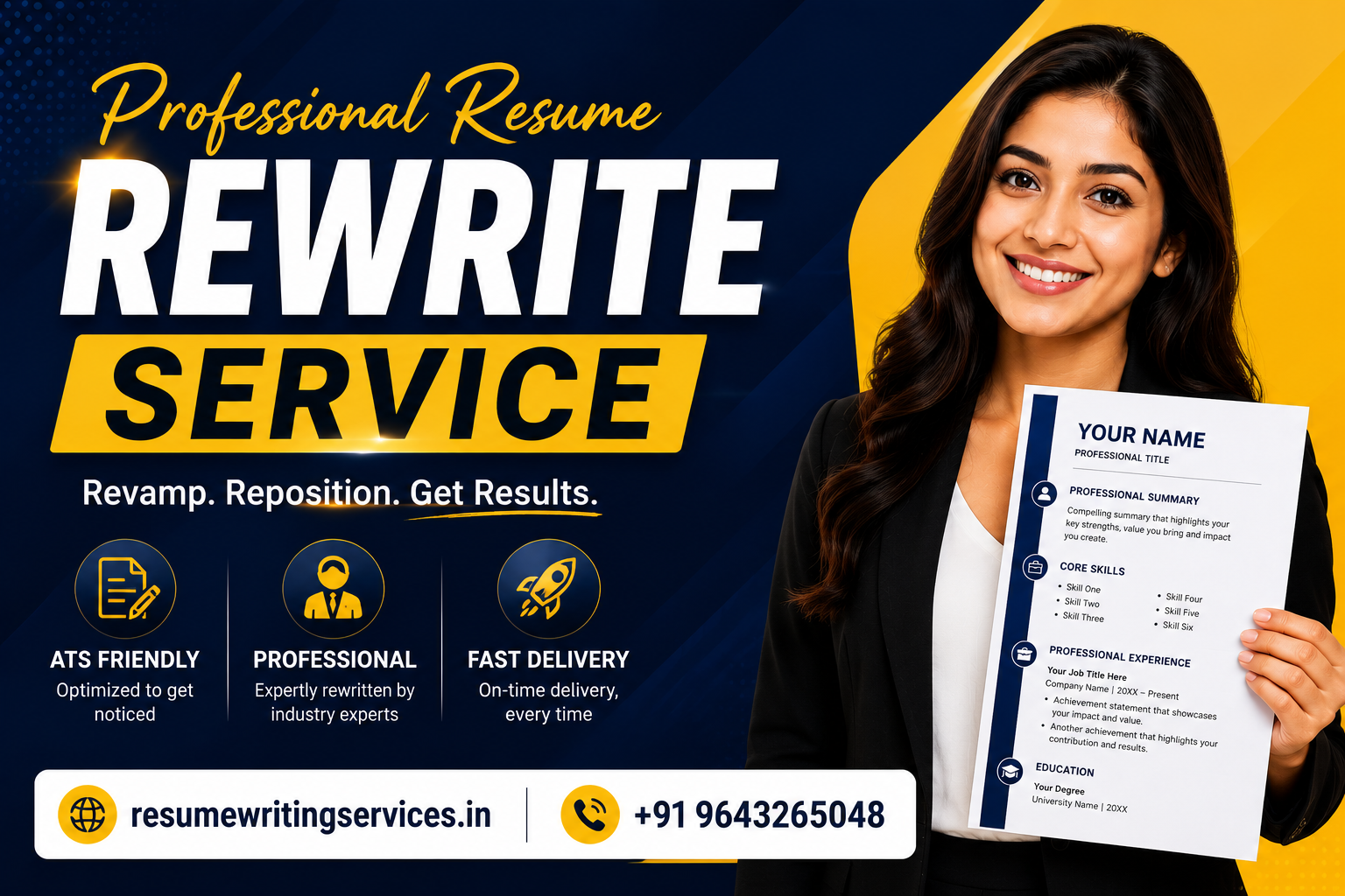 ats resume writing services india
