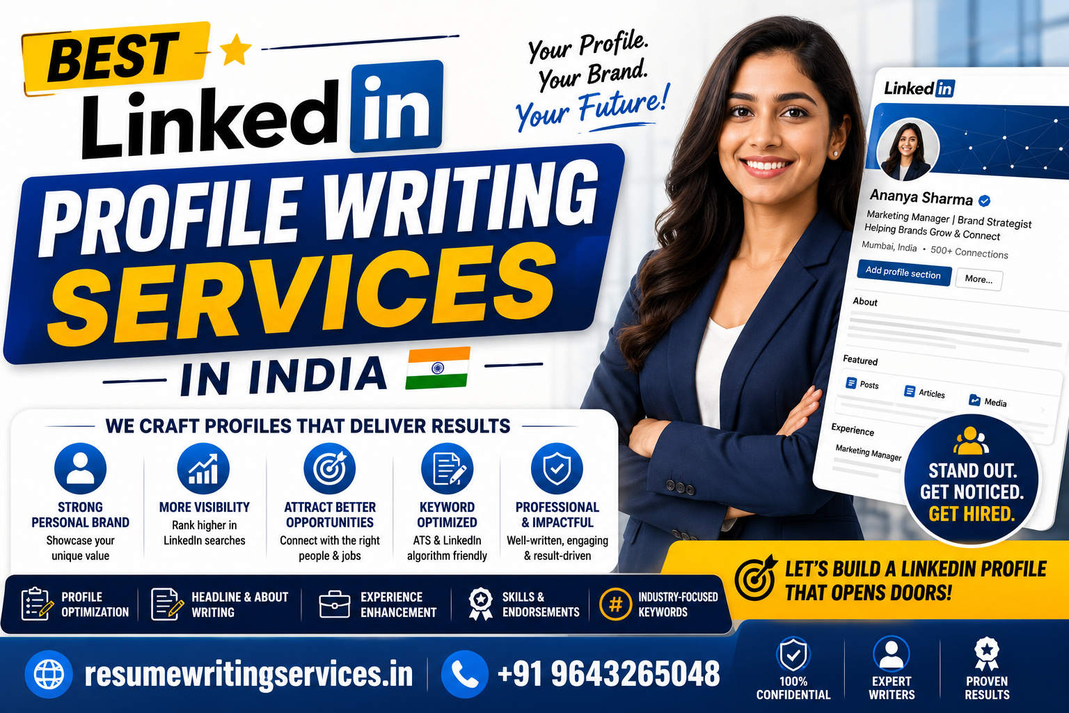 Hire Linkedin Profile Writing Services in India