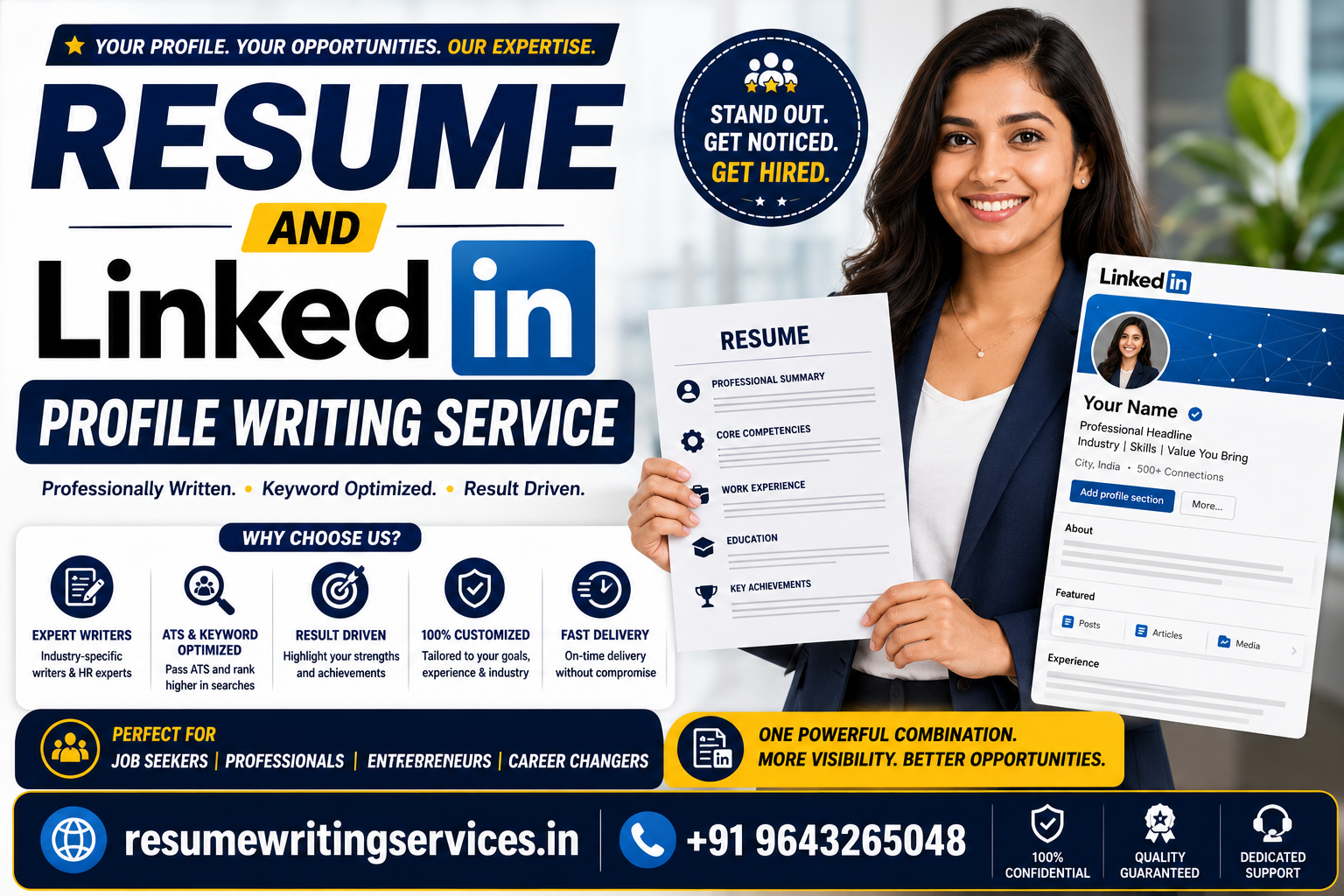 LinkedIn and Resume Writing Services in India