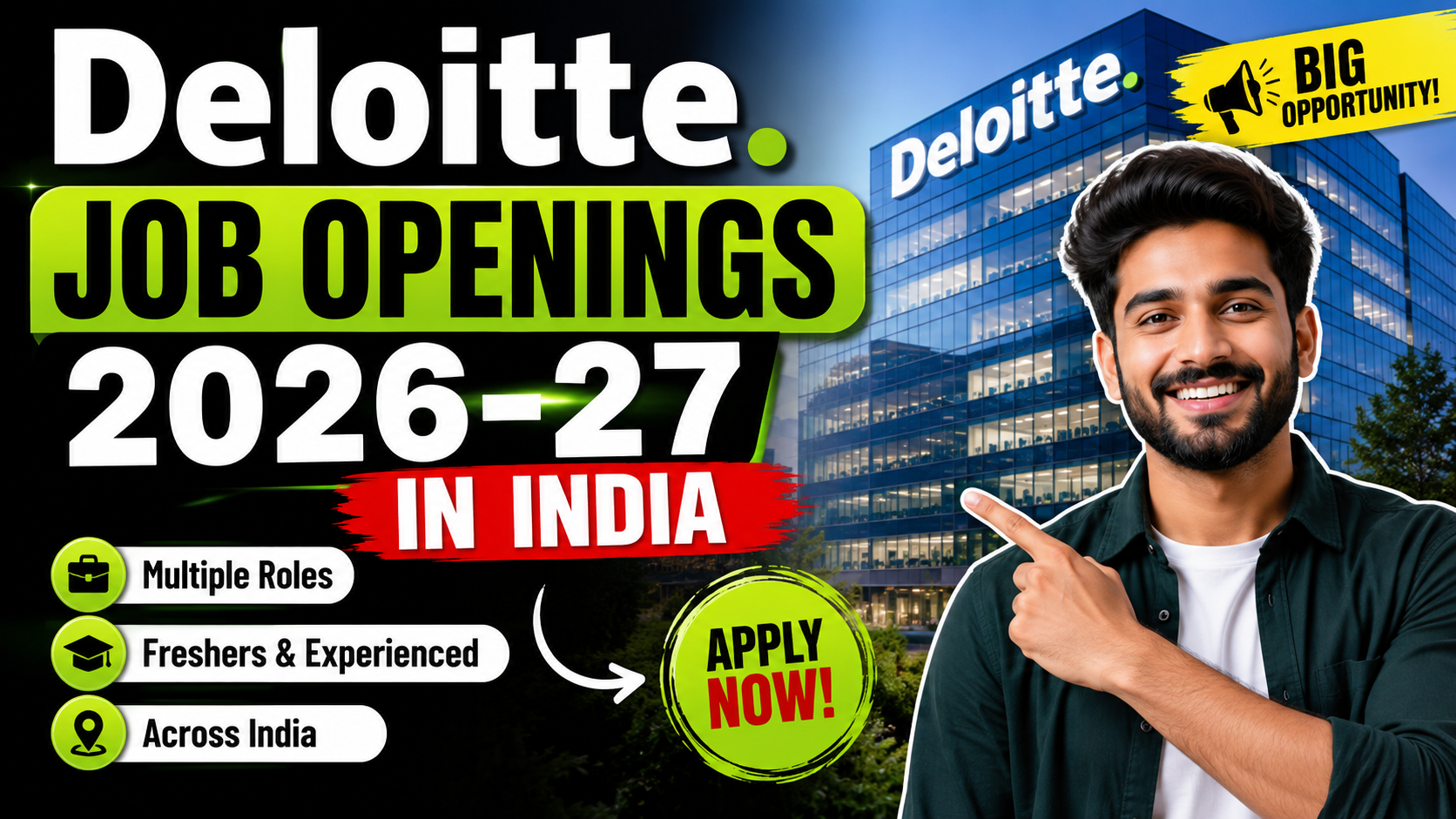 Deloitte Job Openings 2026-27 in India